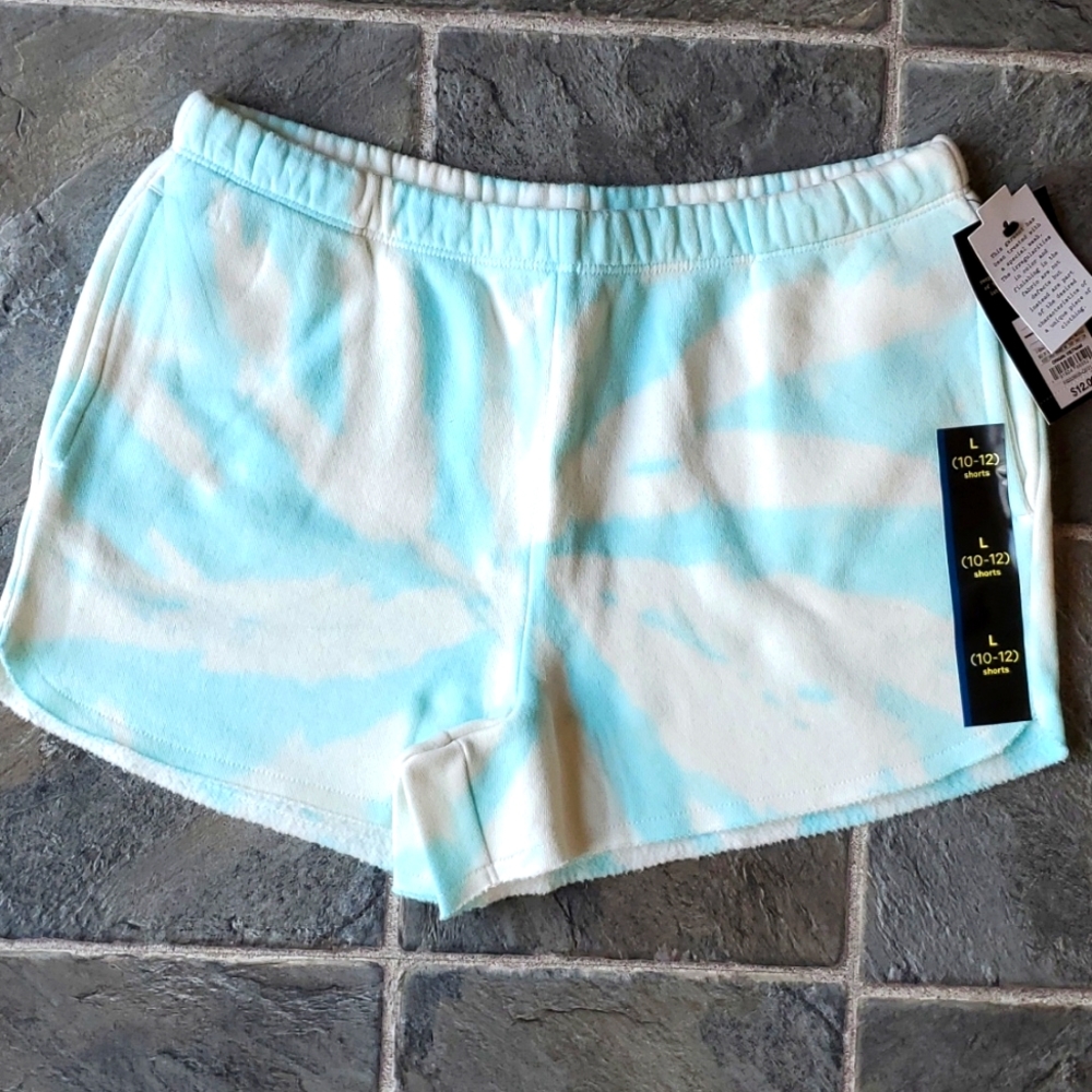 Art Class Blue Tie Dye Shorts